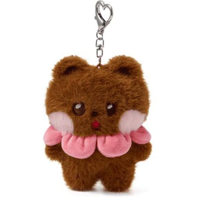 ILLIT - [2e Debuutverjaardag : DEARLIT] OFFICIELE MD Pluche Sleutelhanger Wonhee brown
