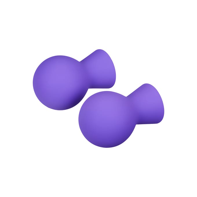 PLEASURE PUMPS NIPPLE SUCKERS PURPLE