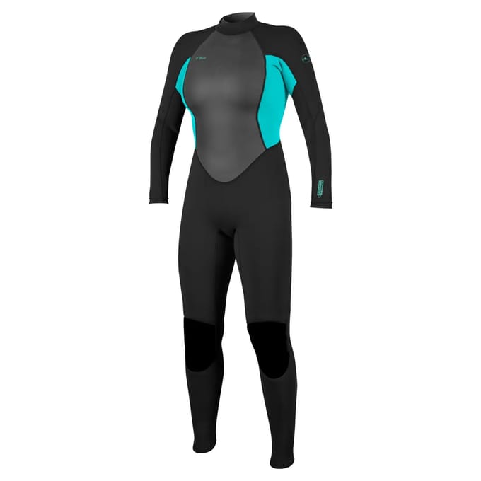 2026 O'Neill Dames Reactor-2 3/2mm Rug Ritssluiting Wetsuit - Bl