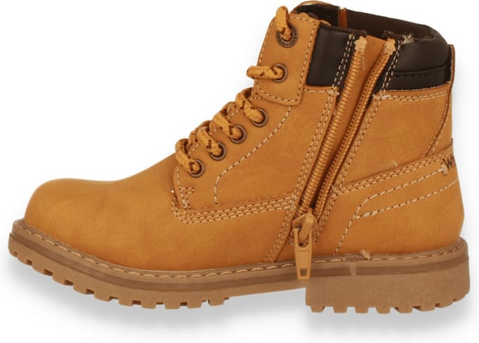 Wrangler Jongens Bottine Cassidy High Jr Chipmunk | Okergeel | Maat: 29