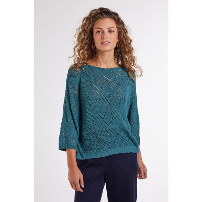 DIDI Dames Pullover Julie Hydro green maat 46/48