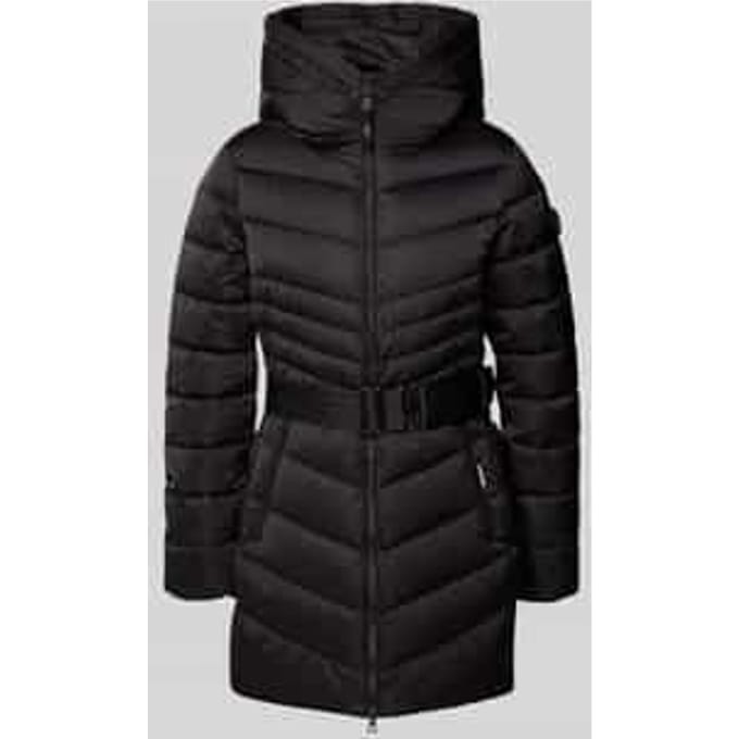 Regular fit gewatteerde mantel met capuchon model 'KINA'
