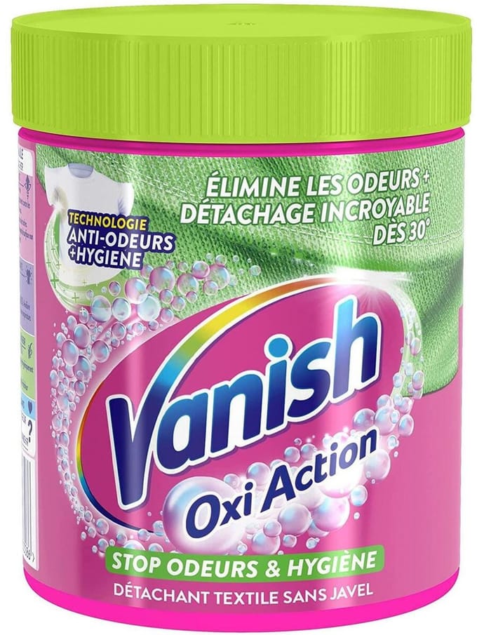 Vanish Oxi Action Poeder - Stop Odeurs - Vlekverwijderaar - Voor witte en gekleurde was