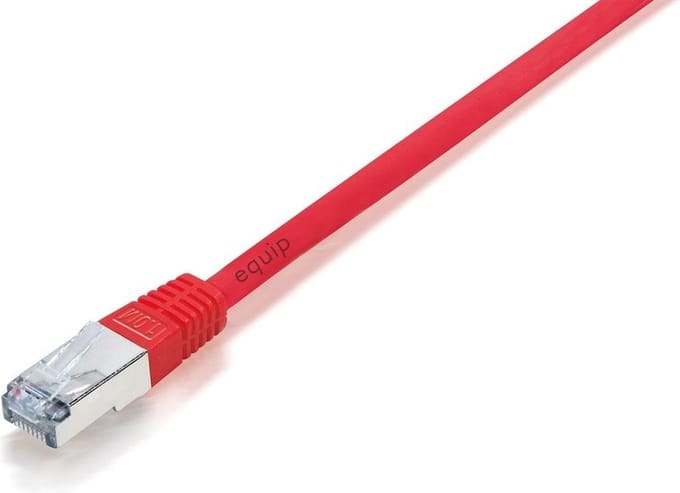 Equip F/UTP C5e Patchcable 1,0m red