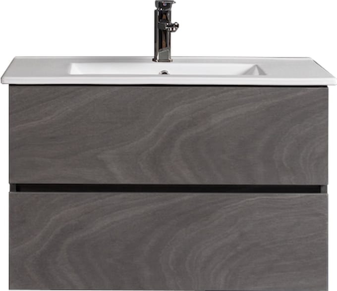 LINEA UNO - Kode 80 - Grijs - Badmeubel - Betonlook / Houtlook - 301548
