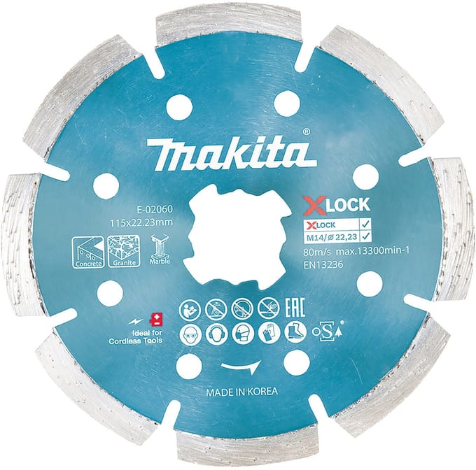 Makita E-02060 Diamantschijf X-LOCK | 115 x 22,23 mm