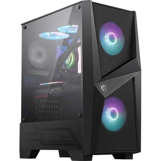 MSI Forge 100R - Gamers Behuizing - Midi Tower - Hartglas - LED Verlichting