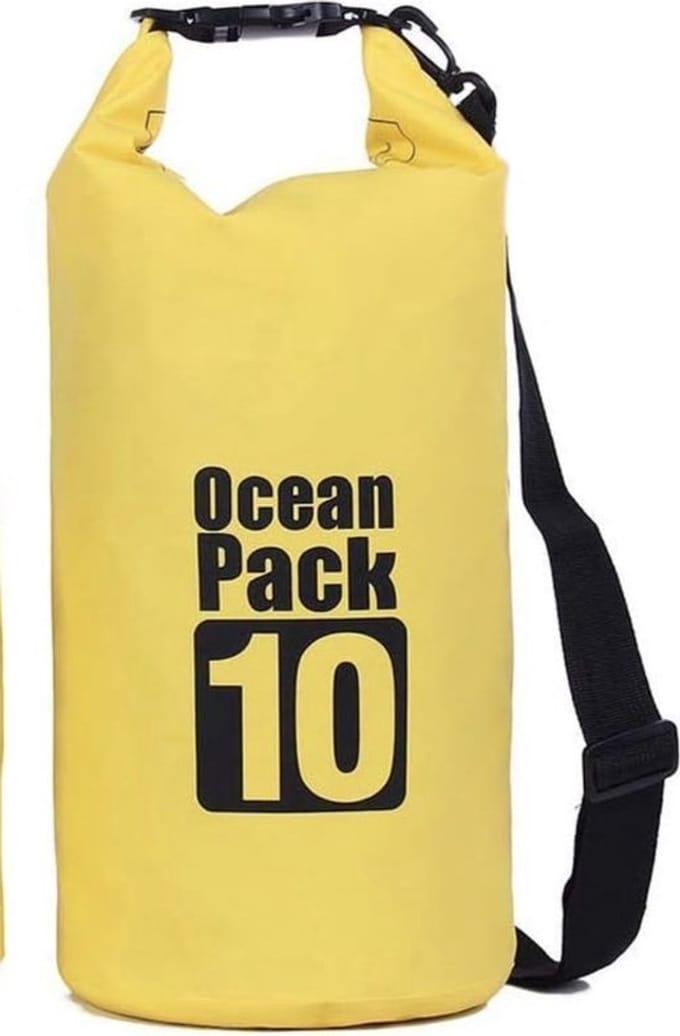 Nixnix® - Waterdichte Tas - Dry bag - 10L - Geel - Ocean Pack