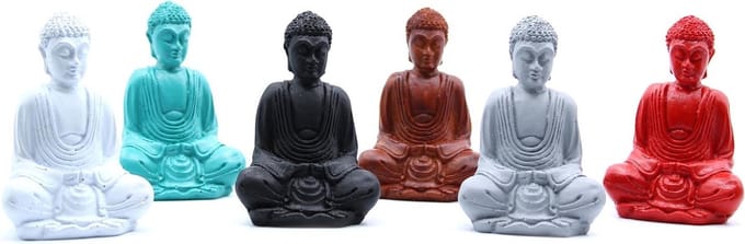 Mat Mini Boeddha (verschillende kleuren)