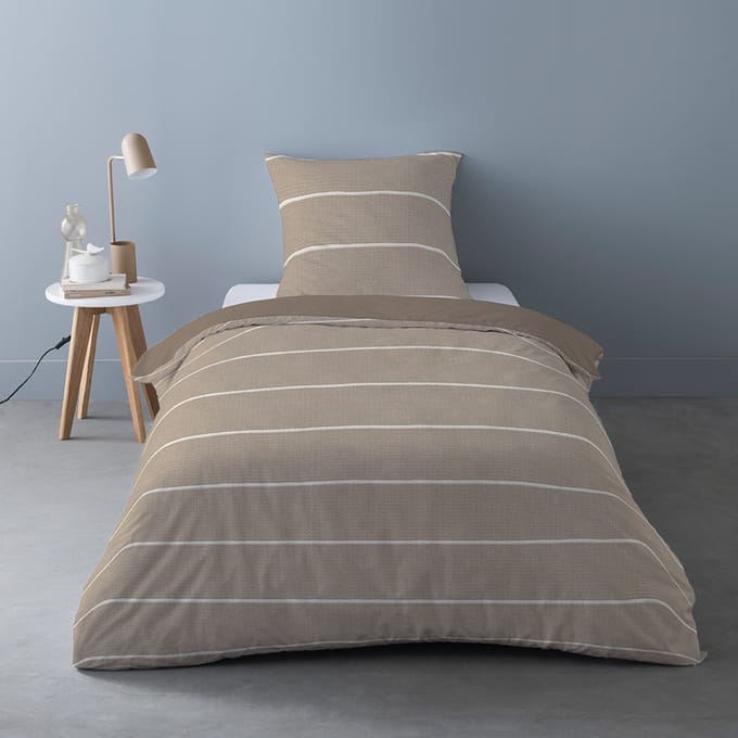 Dekbedovertrek Flanel - Winter - 1 persoon - 140 x 200 cm - Amme Lin