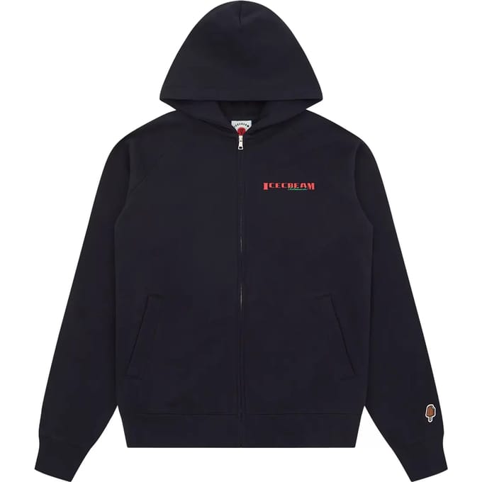 Hoodie Icecream Waitress Zip Through