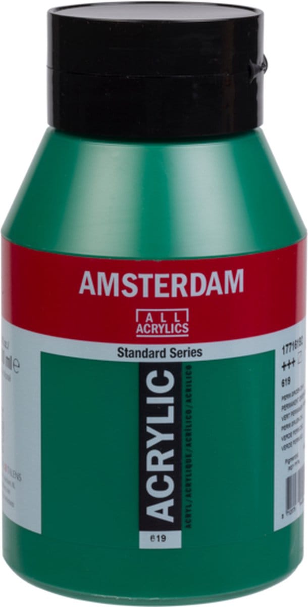Acrylverf - Permanentgroen Donker - Amsterdam - 1000ml
