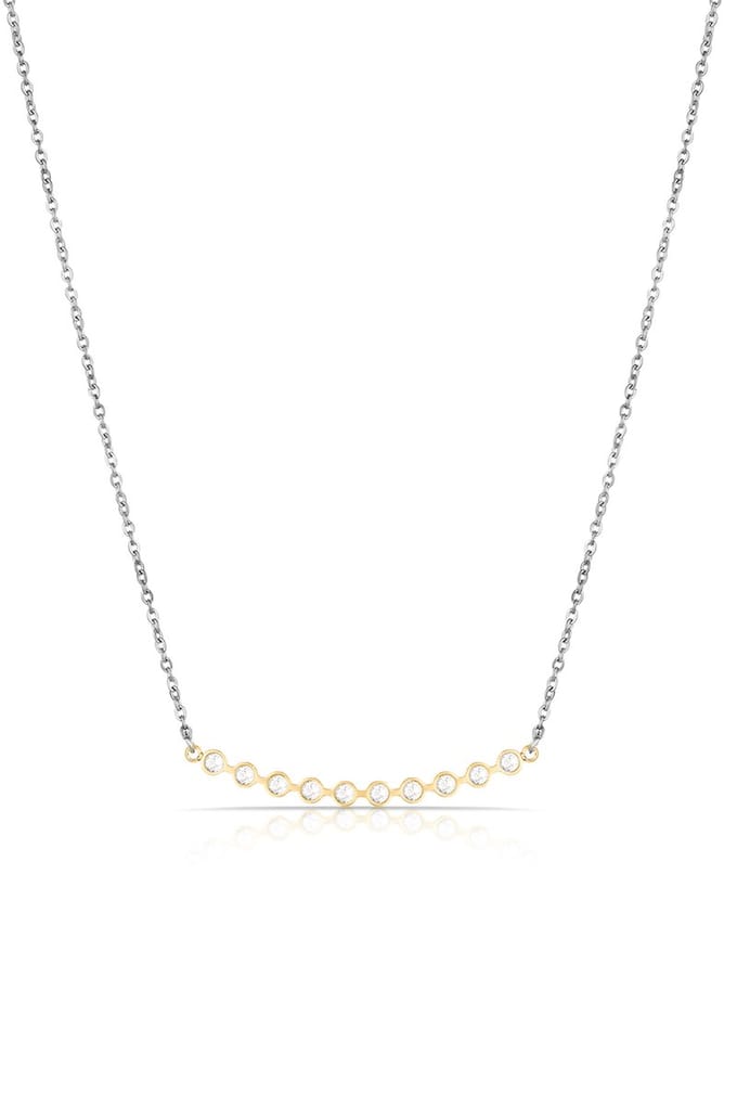 Daniel Klein DKJ.3.4027-2 - Ketting - Dames - Vrouwen - Hanger - Steenen - Zilverkleurig - Goudkleurig