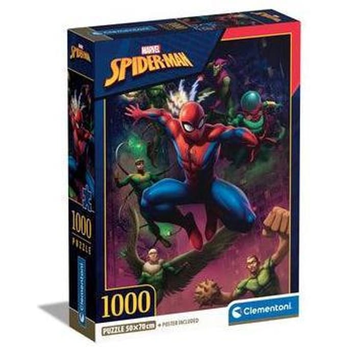 Clementoni - Puzzel - 1000 Stukjes - Spiderman - Vanaf 14 Jaar - High Quality Collection