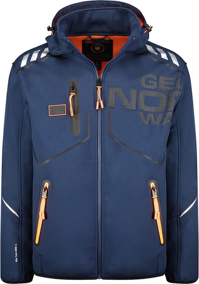 Geographical Norway Softshell Heren Jas Robin Navy - M