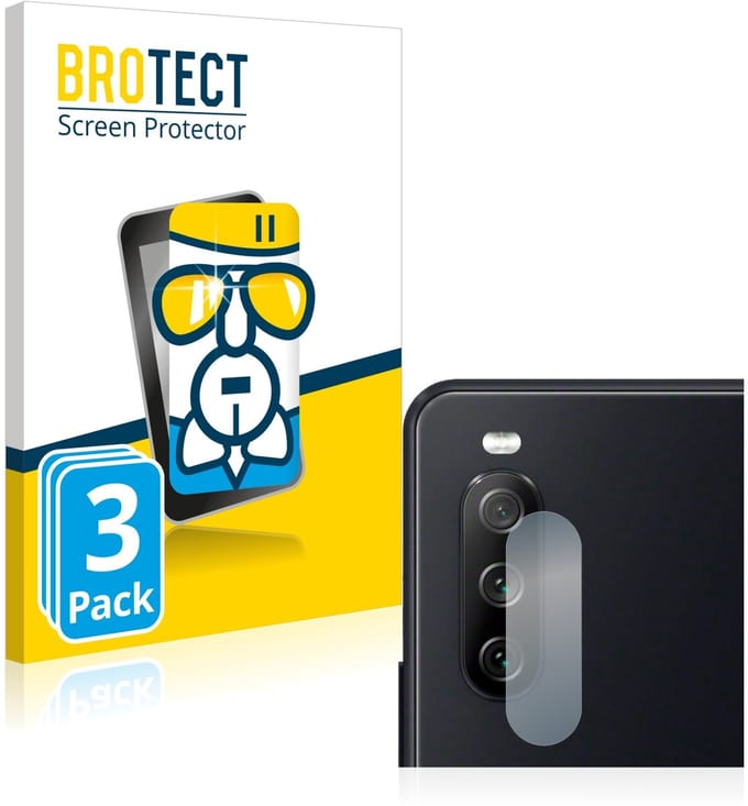 Screenprotector 3 Stuks voor Sony Xperia 10 III (ALLEEN Camera Lens) Beschermglas transparant