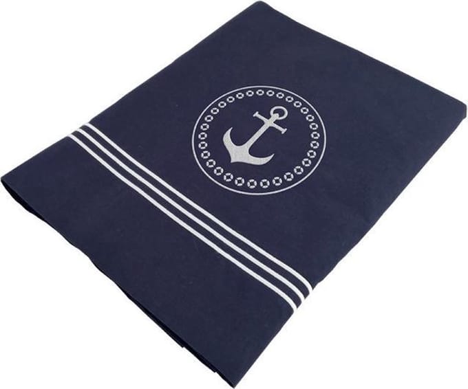 Marine Business Santorini 1-persoons blauw Laken met Kussensloop