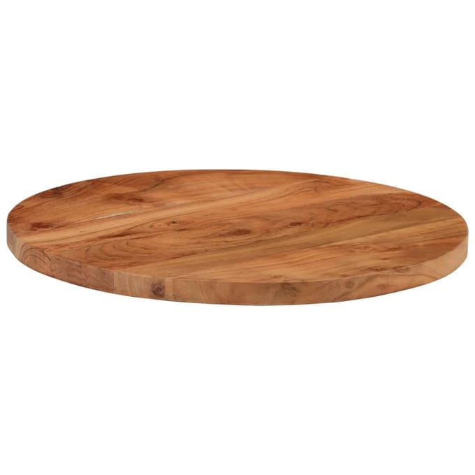vidaXL - Tafelblad - rond - Ø - 50x2,5 - cm - massief - acaciahout