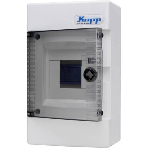 Kopp 350914040 Distributiebehuizing Aantal groepen: 8 Aantal rijen: 1 Inhoud: 1 stuk(s)