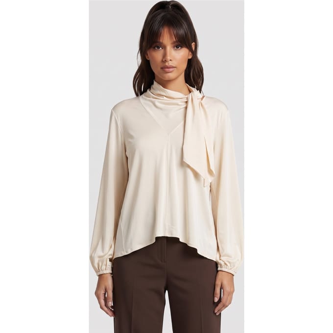 ARKET Nolita Top Beige Taglia: M | Maglie a manica lunga Outlet | Donna | Marrone