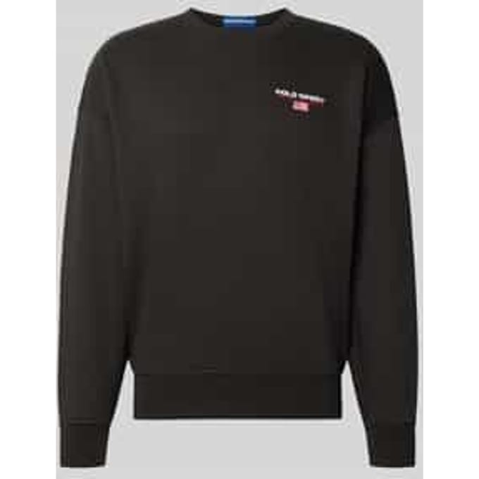 relaxed fit sweatshirt van katoenmix