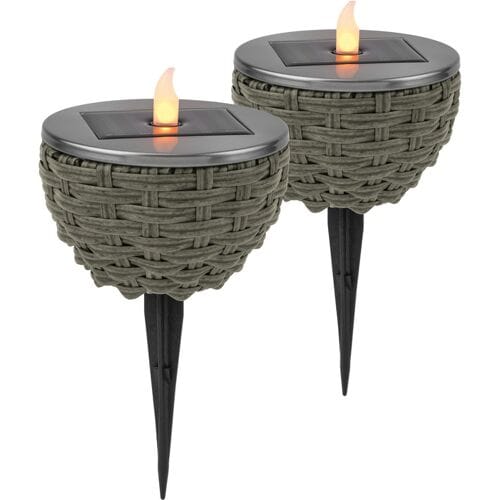 LIVARNO LED-solarlamp / LED-solarlampen (LED-lamp op zonne-energie 2 stuks)