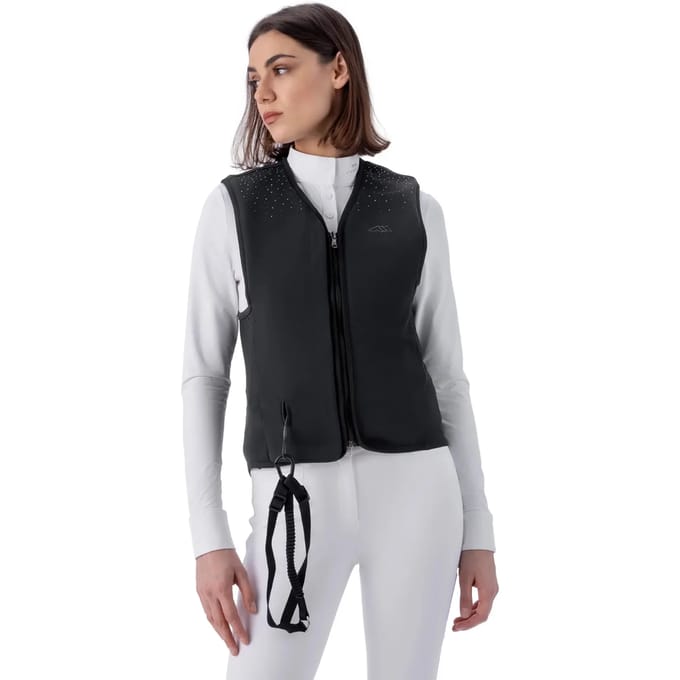 Airbagwest met Strass voor Paardrijden Equiline Belmove L2
