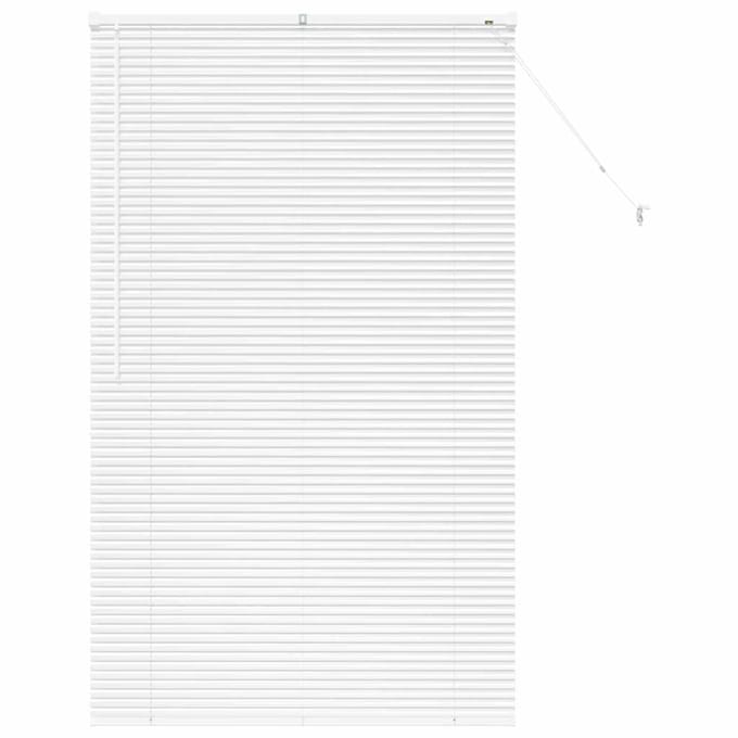 vidaXL - Venetiaanse - jaloezie - Wit - 175 - x - 100 - cm - 25 - mm - Aluminium