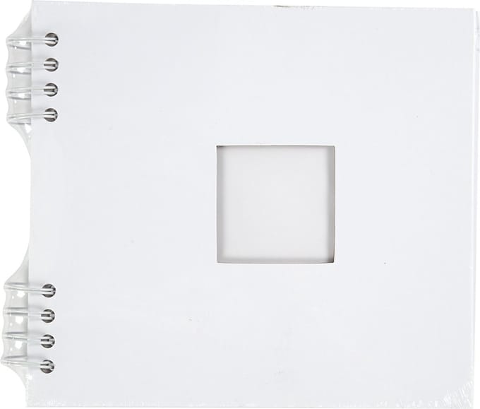 Creotime Scrapbook Spiraal Gebonden 20 X 20 Cm Wit