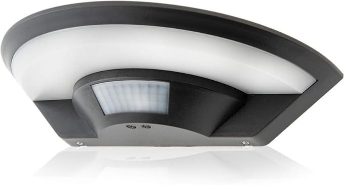 REN® Buitenlamp Dag Nacht Sensor - Buitenlamp met Bewegingssensor - Buitenlamp - Zwart - 27cm x 16cm x 7cm
