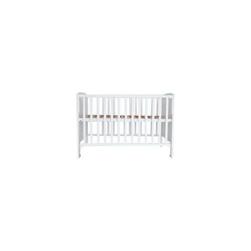 Prénatal Ledikant Skye - Babybedje met Platte Spijlen - 60 x120 cm - Exclusief Matras - Wit