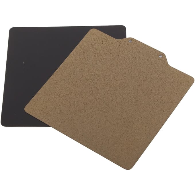 Veerstaal Bouwplaat Magnetisch 120x120mm 2-zijdig PEI Poedercoating voor Voron 3D-printer Accessoires gray