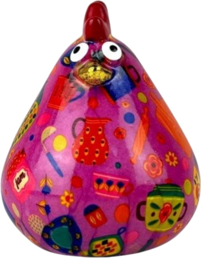 Pomme Pidou Spaarpot Kip Claire Small 002 (10.7x9x11.2 CM - Keramiek)