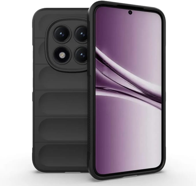 MobyDefend Hoesje - Geschikt voor Xiaomi Redmi Note 15 Pro Plus 5G - TPU Gripcase - Zwart