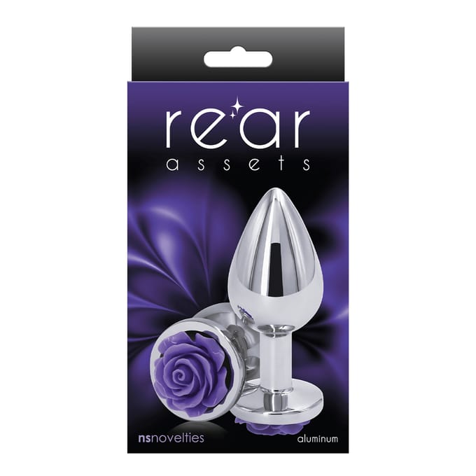 NS Novelties - Rose Buttplug Medium - Anal Toys Buttplugs Paars