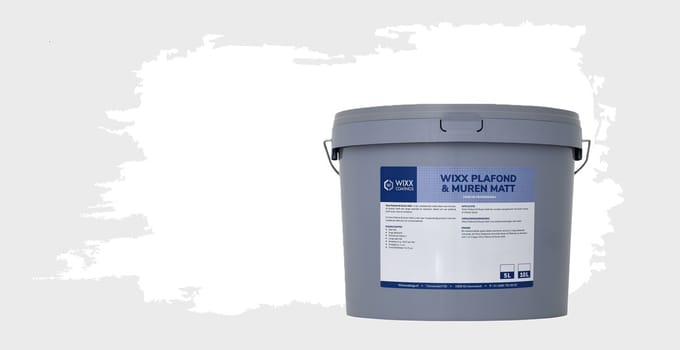 Wixx Plafond & Muren Matt - 5L - Wit
