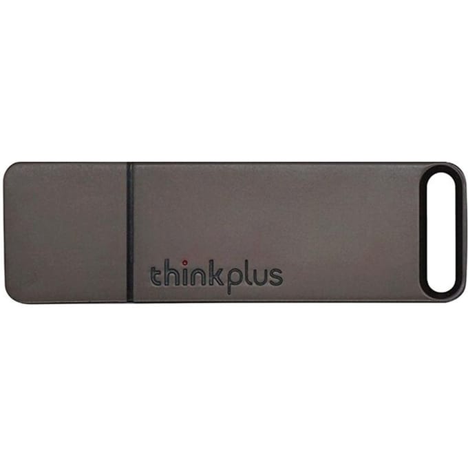 Thinkplus TU100 USB3.1 Gen1 High-speed U Disk Draagbare metalen USB-stick Slijtvast 256GB grijs