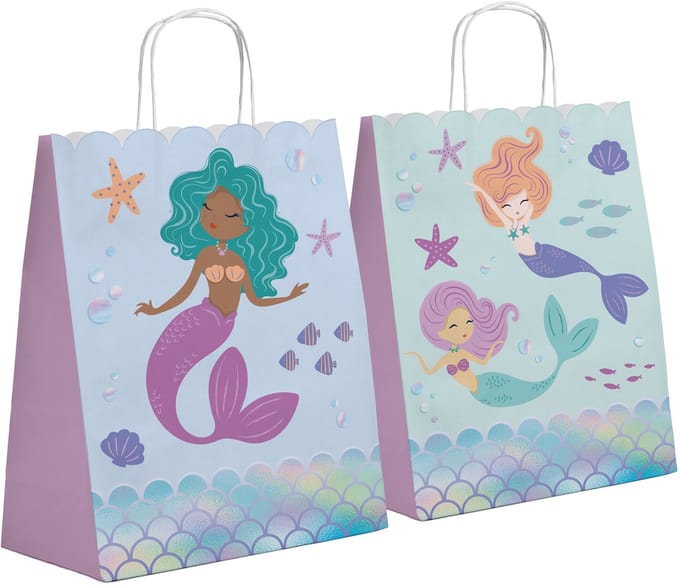 Geschenktasjes - Mermaid Magic - 20 x 27 cm - 6 stuks