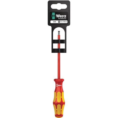 Wera 160i VDE Platte schroevendraaier Kopbreedte: 3.5 mm Koplengte: 100 mm