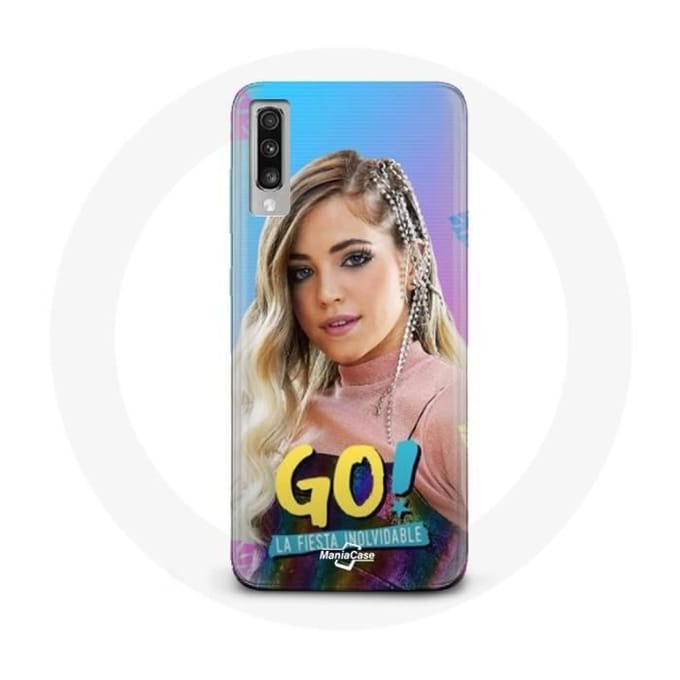 Coque pour Samsung Galaxy A70 Poursuis Tes Rêves Mía Cáceres Go! Vive a tu manera
