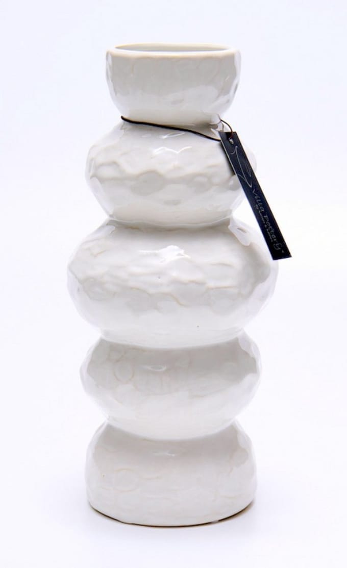 Vaas - Villa Pottery - Decoratie - Woondecoratie - Keramiek - Berber 6_2 white