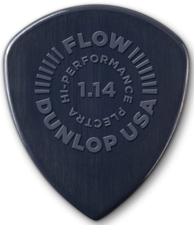 Jim Dunlop 541-114 Flow Nylon plectrum 1.14 mm - 12-pack