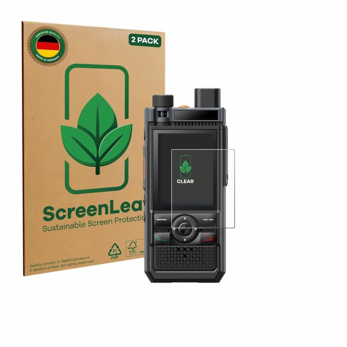 2 Stuks Screenprotector voor Hytera P50 - Hoogwaardige Beschermfolie transparant