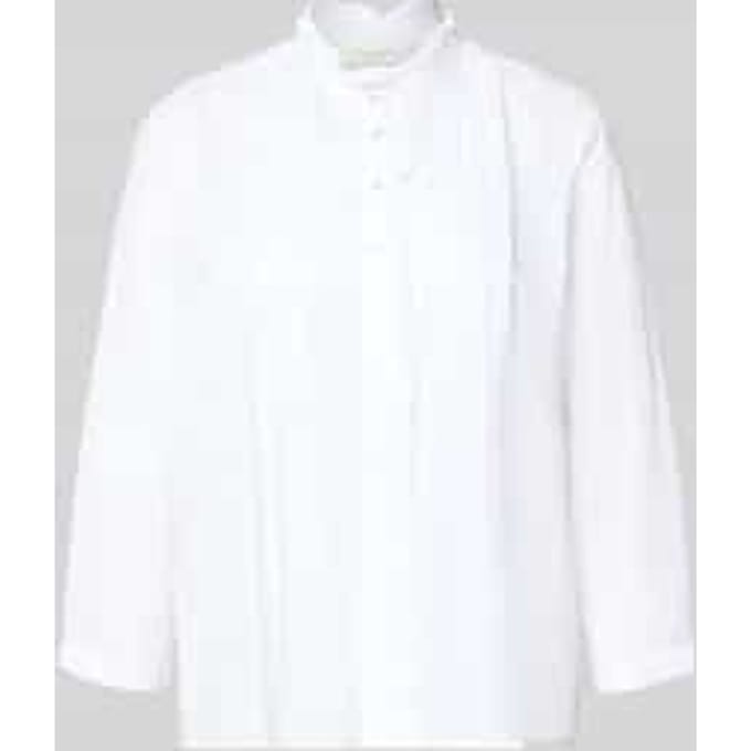 Regular fit blouse met ruches