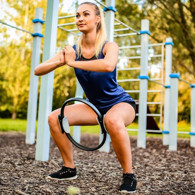 Pilates Ring Met Meesterhandvatten