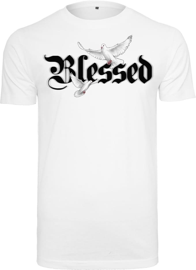 Mister Tee - Blessed Dove Heren T-shirt - XL - Wit