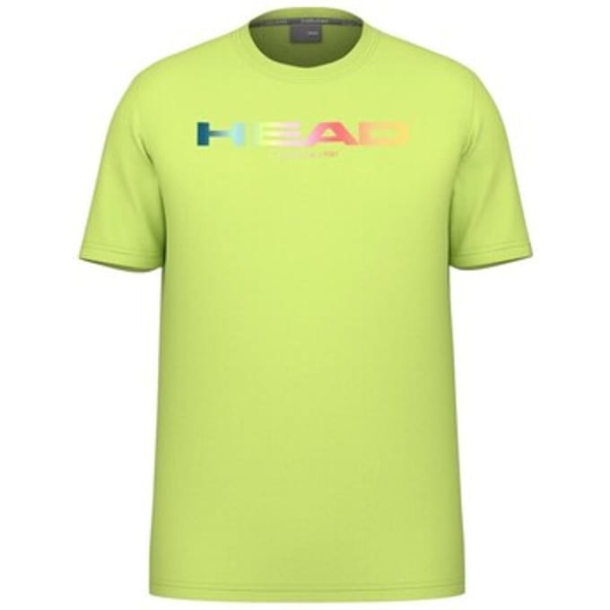 Head Racket Rainbow T-shirt Met Korte Mouwen Geel 2XL Man
