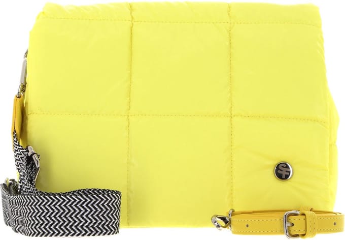 SEIDENFELT MANUFAKTUR Schoudertas Lahti Crossbody Light Yellow Geel