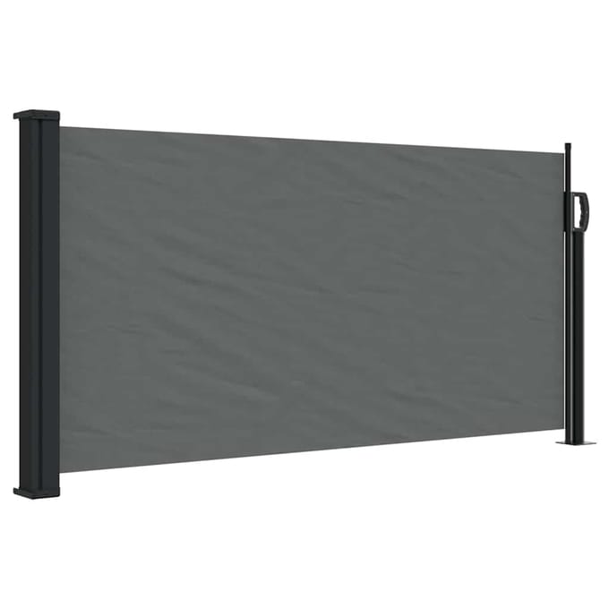vidaXL - Uitschuifbaar - zijluifel - antraciet - 100x300 - cm