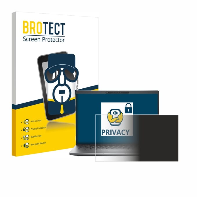 BROTECT - privacy screenprotector voor Dell Latitude 5330 - Folie Beschermfolie Blauwlichtfilter